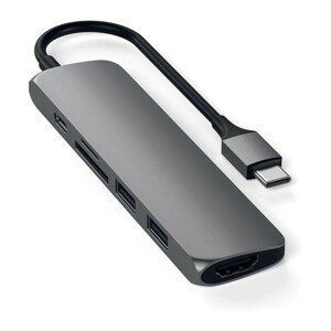 Satechi Slim Multimedia Adapter V2 šedá