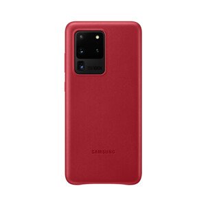 Samsung Leather Cover kryt Galaxy S20 Ultra 5G (EF-VG988LREGEU) červený