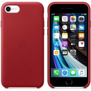 Apple kožený kryt iPhone SE (2022/2020) (PRODUCT)RED