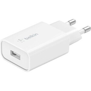 Belkin BOOST CHARGE USB-A síťová nabíječka 18W, QC 3.0, bílá