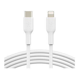 Belkin BOOST Charge USB-C/Lightning kabel, 1m, bílý