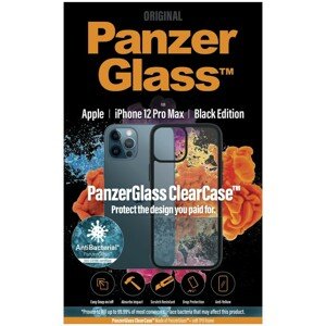 PanzerGlass ClearCase AntiBacterial Black Edition Apple iPhone 12 Pro Max černý