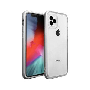 LAUT Exoframe iPhone 11 Pro Max stříbrný