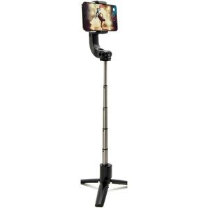 FIXED Snap Action selfie tripod se stabilizatorem a dalkovým ovládáním černý