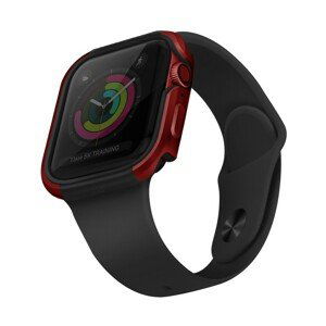 UNIQ Valencia kovové pouzdro Apple Watch Serie 4/5/6/SE (40mm) červené