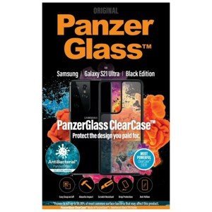 PanzerGlass ClearCase Antibacterial Samsung Galaxy S21 Ultra Black edition