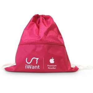 iWant Apple Premium Reseller batoh s kapsou růžový