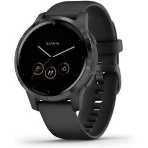 Garmin vivoactive4 šedé/černý řemínek