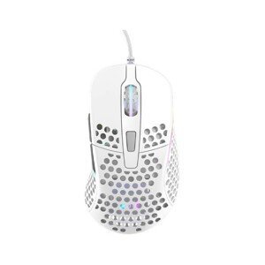 XTRFY Gaming Mouse M4 RGB herní myš bílá