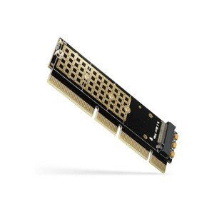 AXAGON PCEM21U PCIe x16/x8/x4 M.2 NVMe Mkey slot adaptér 1U