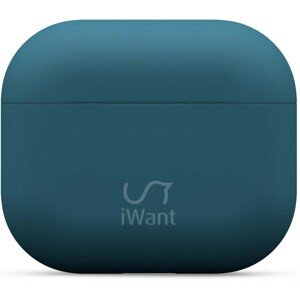 iWant AirPods 3.generace ultra-tenké pouzdro tmavě modré