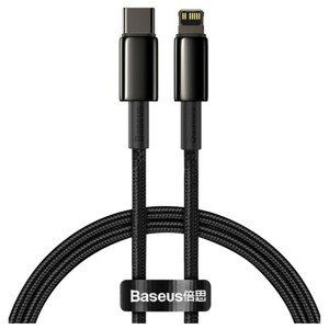 Baseus Tungsten Gold kabel USB-C/Lightning (PD) 20W 1m černý