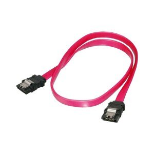 PremiumCord kabel SATA 1.5/3.0 GBit/s s kovovou zapadkou 1m