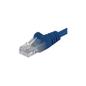 PremiumCord Patch kabel UTP RJ45-RJ45 level 5e modrý 1m