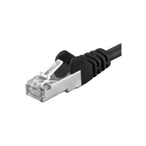 PremiumCord Patch kabel UTP RJ45-RJ45 level 5e černý 3m