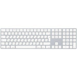 Apple Magic Keyboard s číselnou klávesnicí stříbrná - ruská