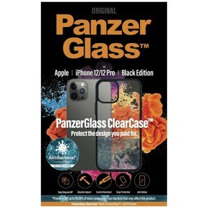 PanzerGlass ClearCase AntiBacterial Black Edition Apple iPhone 12/12 Pro černý