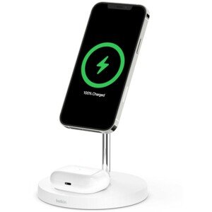 Belkin BOOST CHARGE PRO 2v1 nabíjecí stojánek 15W bílý