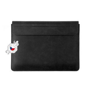 pouzdro na mobil Kožené pouzdro Fixed Oxford pro Apple Macbook 12", černé