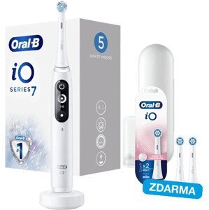 Oral-b elektrický zubní kartáček iO7 Series White Alabaster