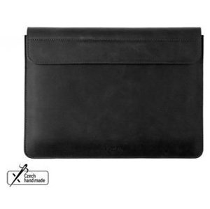 pouzdro na tablet Kožené pouzdro Fixed Oxford pro Apple Macbook Air 13,6" (2022) M2, černé