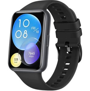 Silikonový řemínek Fixed Silicone Strap pro Huawei Watch Fit2, černý