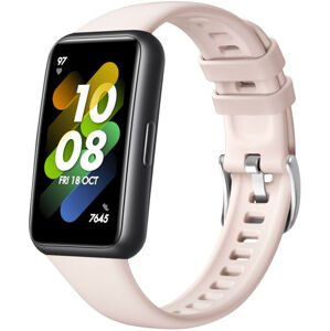 Silikonový řemínek Fixed Silicone Strap pro Huawei Band 7, růžový