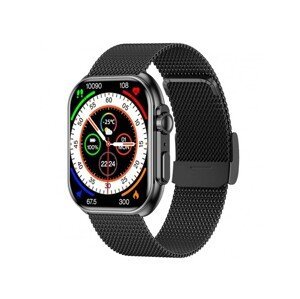 Armodd chytré hodinky Squarz 12 Ultimate černá s kovovým řemínkem + silikonový řemínek
