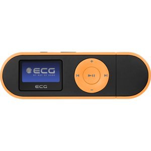 Ecg Pmp Mp3 přehrávač 20 4Gb Black&orange-roz-8656