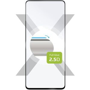 tvrzené sklo pro mobilní telefon Ochranné tvrzené sklo Fixed Full-cover pro Samsung Galaxy M54 5G, lepení přes celý displej, černé
