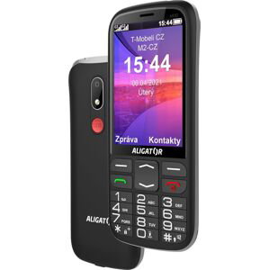 Aligator mobilní telefon A830 Senior Black