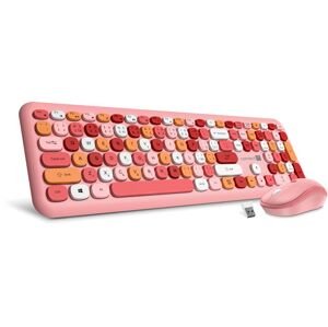 Connect It klávesnice Fashion klávesnice + myš růžová
