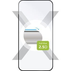 tvrzené sklo pro mobilní telefon Ochranné tvrzené sklo Fixed Full-cover pro Motorola Moto G84, lepení přes celý displej, černé