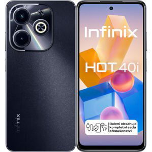 Infinix smartphone Hot 40i 4Gb/128gb Starlit Black