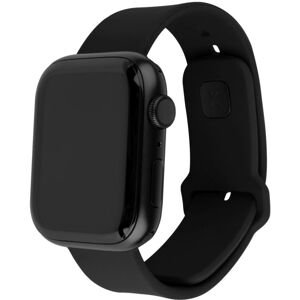 Set silikonových řemínků Fixed Silicone Sporty Strap pro Apple Watch 38/40/41mm, černý