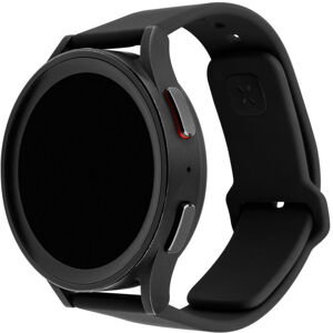 Set silikonových řemínků Fixed Silicone Sporty Strap s Quick Release 20mm pro smartwatch, černý