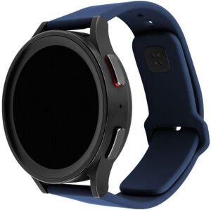 Set silikonových řemínků Fixed Silicone Sporty Strap s Quick Release 20mm pro smartwatch, modrý