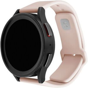 Set silikonových řemínků Fixed Silicone Sporty Strap s Quick Release 20mm pro smartwatch, růžový