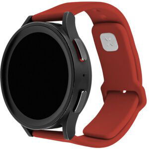 Set silikonových řemínků Fixed Silicone Sporty Strap s Quick Release 22mm pro smartwatch, červený