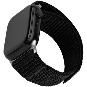 Nylonový řemínek Fixed Nylon Sporty Strap pro Apple Watch Ultra 49mm, černý