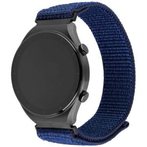 Nylonový řemínek Fixed Nylon Sporty Strap s Quick Release 22mm pro smartwatch, tmavě modrý