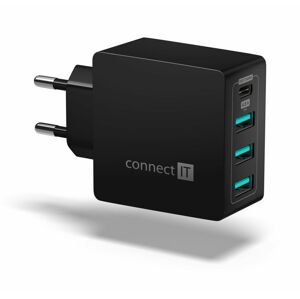 Connect It nabíječka pro mobil Fast Charge Cwc-4060-bk, černý