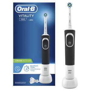 Oral-b elektrický zubní kartáček Vitality Cross Action 100 Black