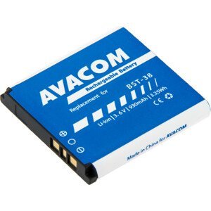 Avacom Baterie do mobilu Sony Gsse-bst38-s930 Li-ion 3,6V 930mAh - neoriginální - Baterie do mobilu Sony Ericsson S510i, K770 Li-ion 3,6V 930mAh (náhr