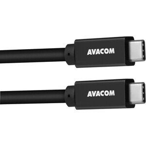 Usb kabel Datový a nabíjecí kabel Usb Type-c - Usb Type-c, 100cm, 60W E-mark, černý - Avacom Dcus-tpcc-10k60w