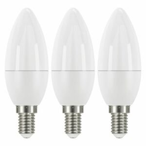 Emos Led žárovka Candle 6W/40w E14, Ww teplá bílá, 470 lm, Classic A+, 3 ks