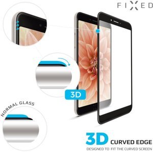 Fixed tvrzené sklo pro mobilní telefon 3D Full-cover ochranné tvrzené sklo pro Apple iPhone 7/8/SE (2020) černé Fixg3d-100-033bk