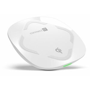Connect It nabíječka pro mobil Qi Certified Fast bezdrátová nabíječka, 10 W, bílá Cwc-7500-wh