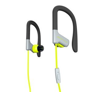 Energy Earphones Sport 1 Yellow, sportovní sluchátka s mikrofonem, 3,5mm jack, 93dB ± 3dB