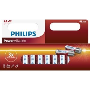 Philips tužková baterie Aa baterie Aa Power Alkaline - 12ks